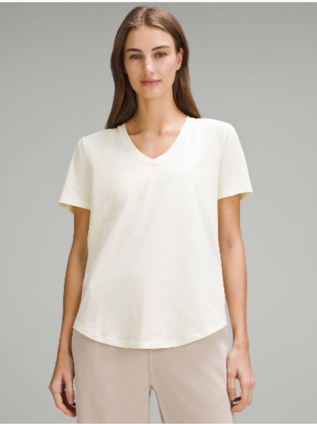 Lululemon Athletica Love V-Neck Tee In Sundance